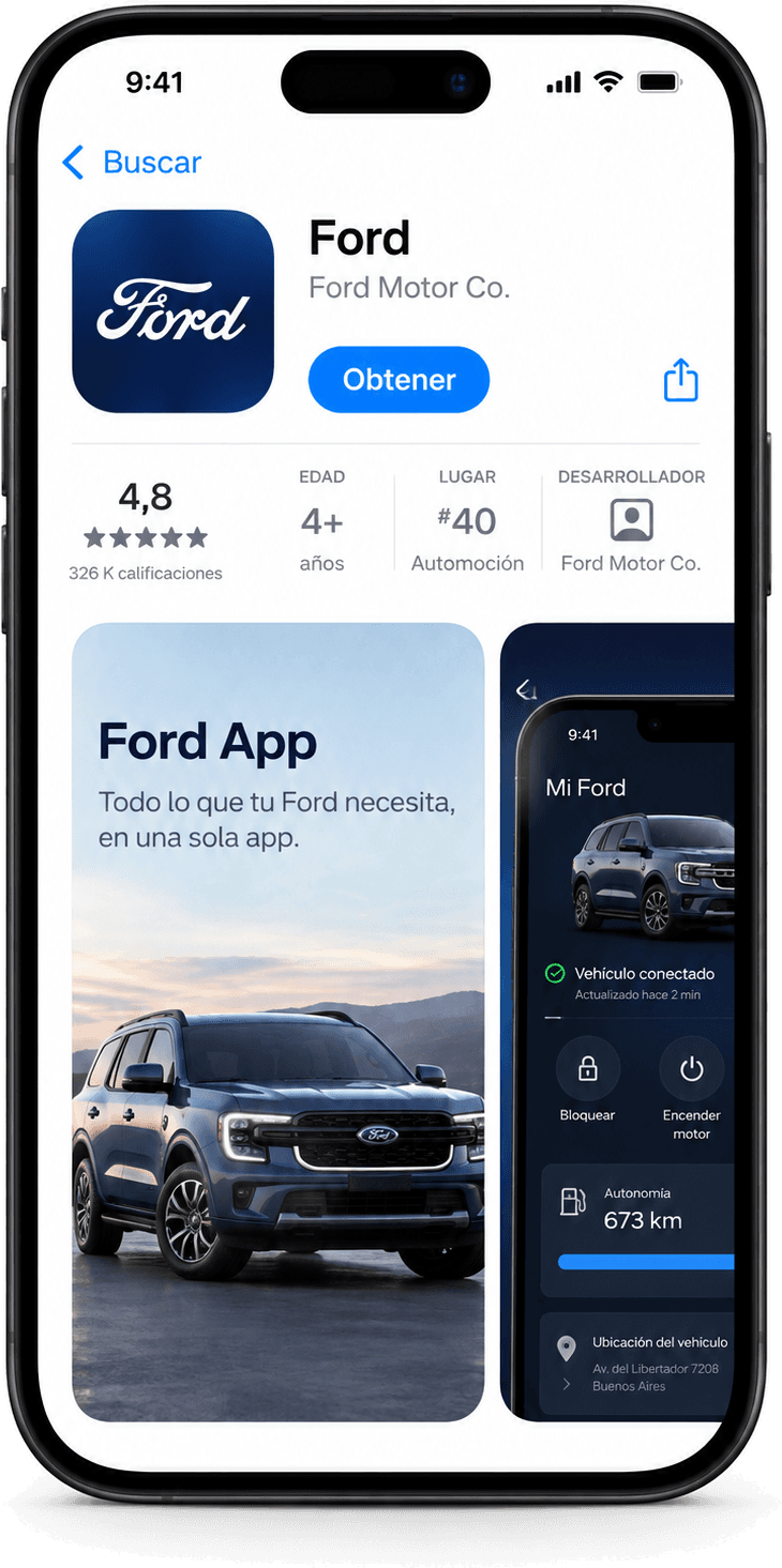 Paso 1: Descargá la Ford App