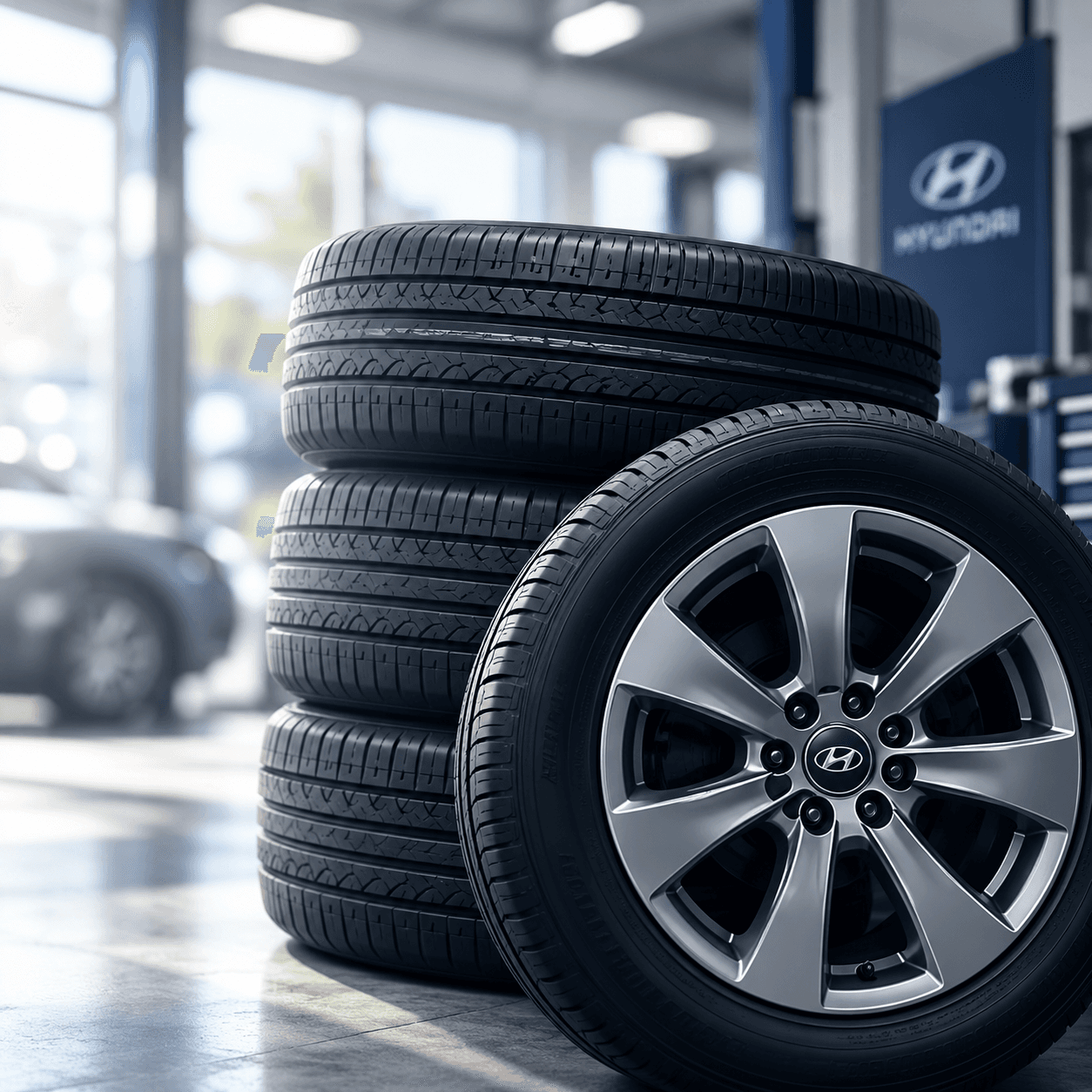 Neumáticos y llanta Hyundai